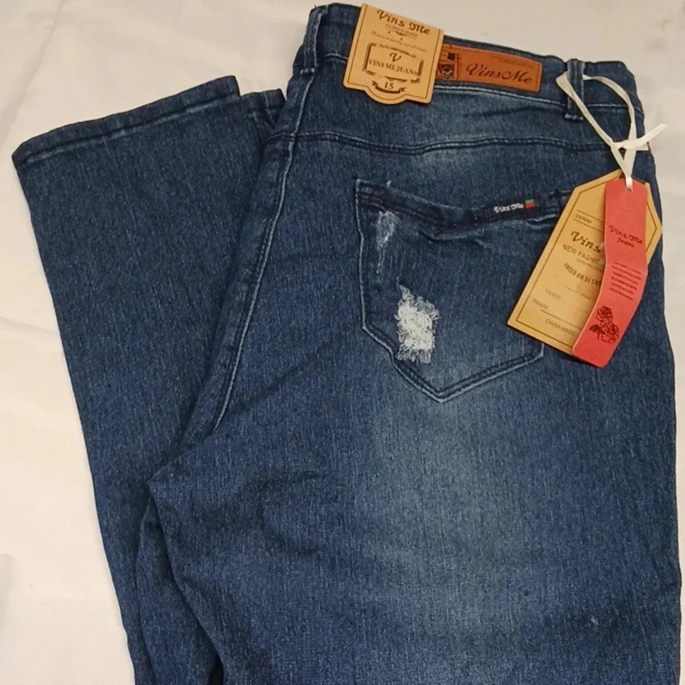NWT women's VINS ME JEANS SZ 15